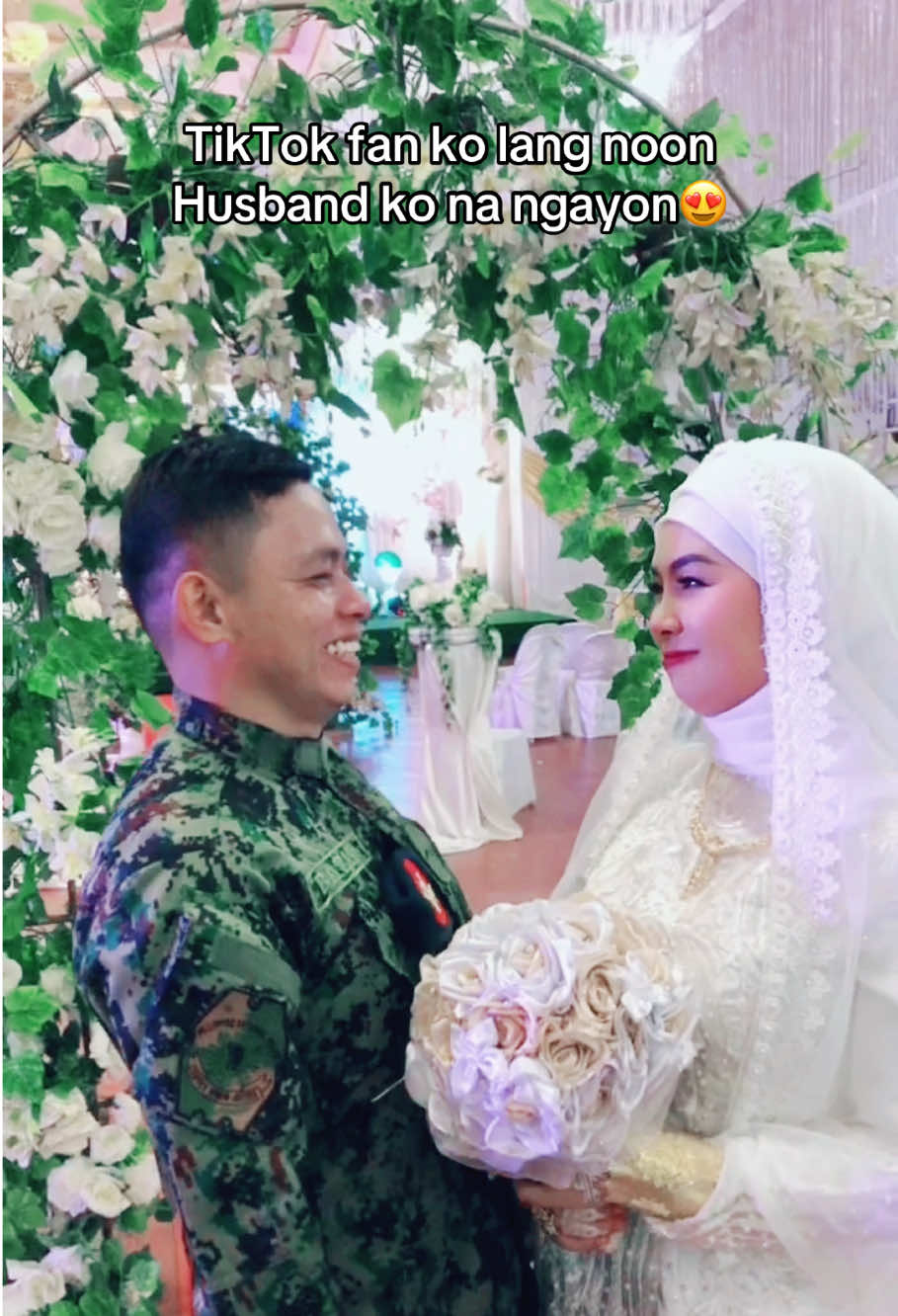 Congrats to both of you ate @Bae JHARA & Kuya Police Fahad 💍👏🎉👰‍♀️👮‍♂️ #maranaowedding #maranaocouple #halalrelationship #maranaotiktokers #fyp #maranao #wedding #muslimcouple #bride #policeman