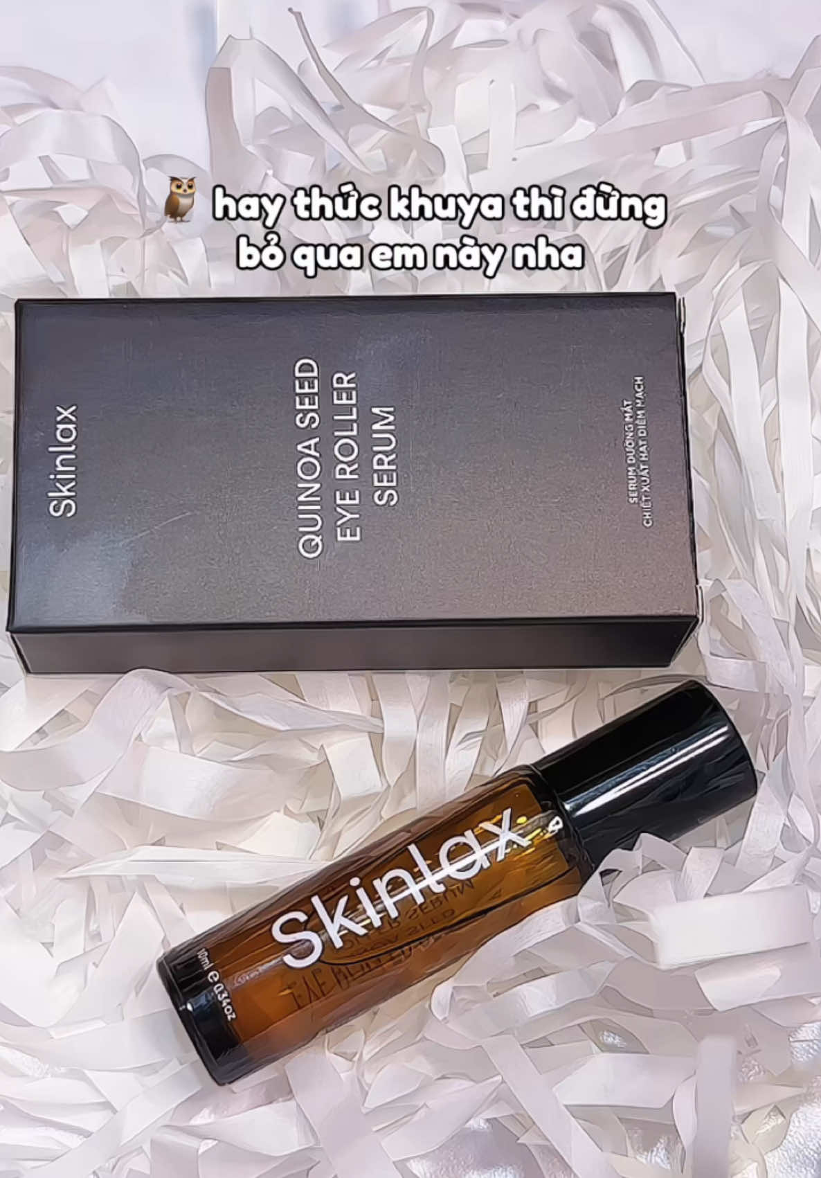 Serum dưỡng mắt #Skinlax 👀 #tranttthanh #muataitiktok #review #unbox #skincare 