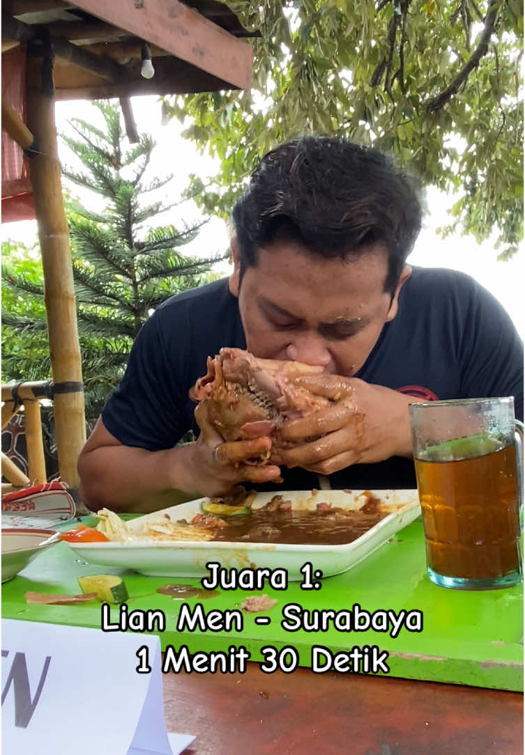 Juara 1 Lomba Makan Kepala Kambing 2024 Klaten: Lian Men - Surabaya dengan Waktu 1 Menit 30 Detik! 🇮🇩 #kuliner #kulinertiktok #mukbang #lombamakan #asmr #kepalakambing #fyppppppppppppppppppppppp