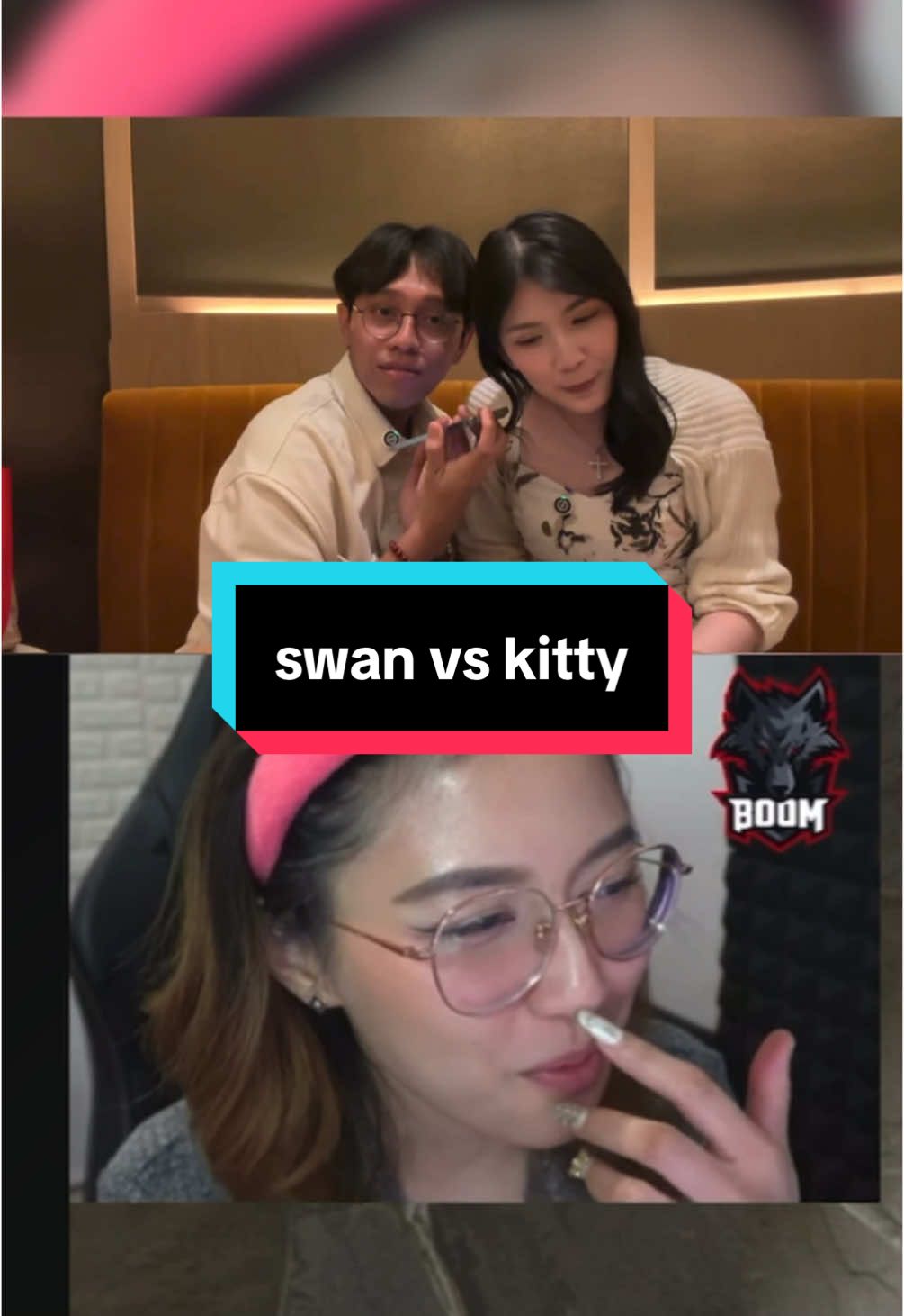 Swan ngamuk gezzz🤣🤣🤣 @CrispyCendy @swan 🪿 @Christy Chriselle #swan #kitty #crispycendy #irl #fyp #4you 