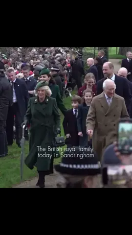 The British royal family today in Sandringham ❤️🇬🇧  #foryoupage❤️❤️ #foryour #foryouu #foryoupge #fyp #fypdong #fypppppppppppppp #foryour #royalfamily #charlesiii #kingcharles #kingcharlesiii #kingcharleslll #katemiddleton #princesskate #catherinemiddleton #princewilliam #princewilliamofwales #camillaparkerbowles #queens #queenlilibetwindsor #princesscharlotte 