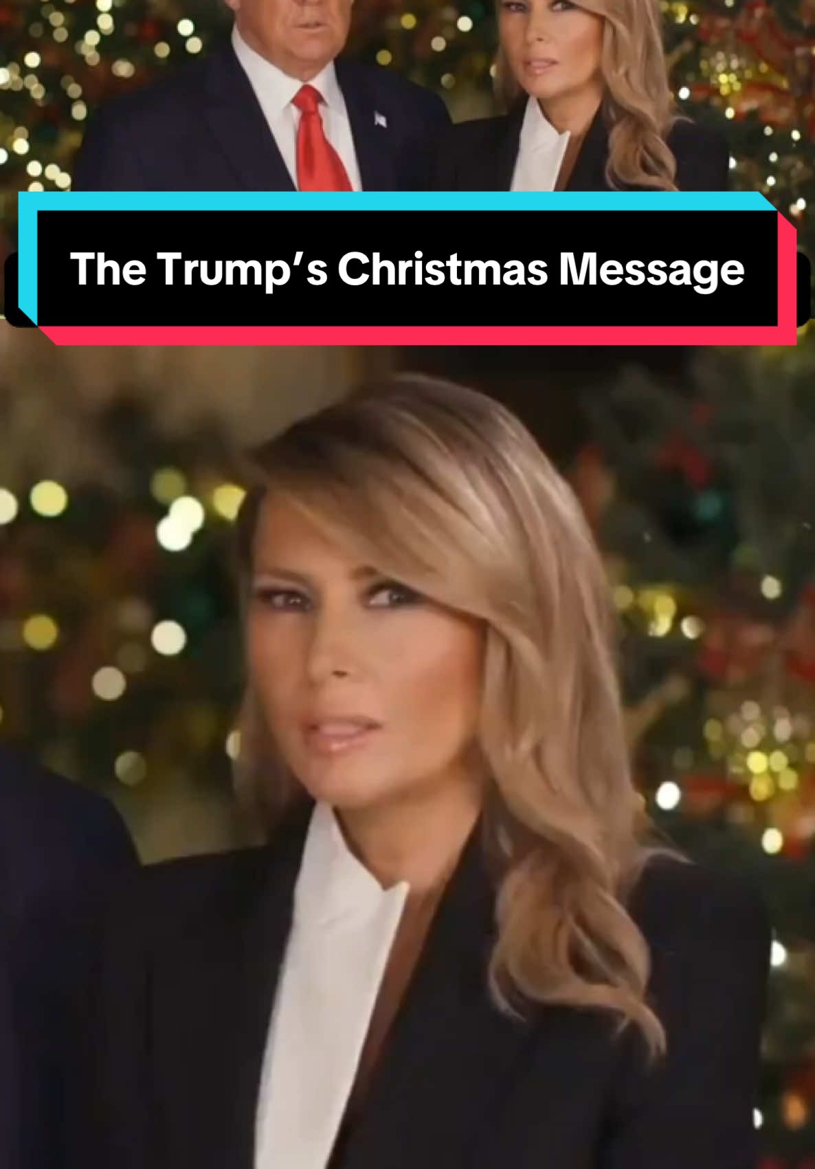 Merry Christmas from Donald and Melania Trump. #donaldtrump #melaniatrump #christmas #peace