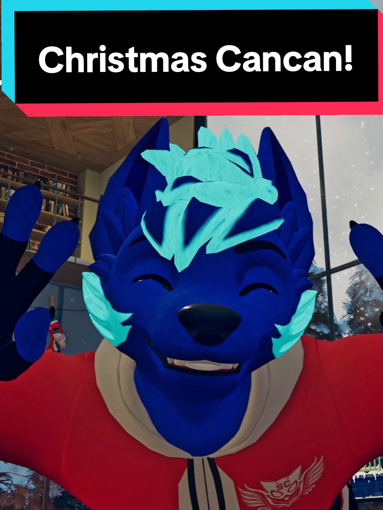 Merry Christmas, Happy Holidays, and Season's Greeting from the Seth-iverse! 🎄🎁💙 #vrchat #vrfurry #furry #furryfandom #furrytiktok #vr #fypシ  inspired by @katarin The Creator 