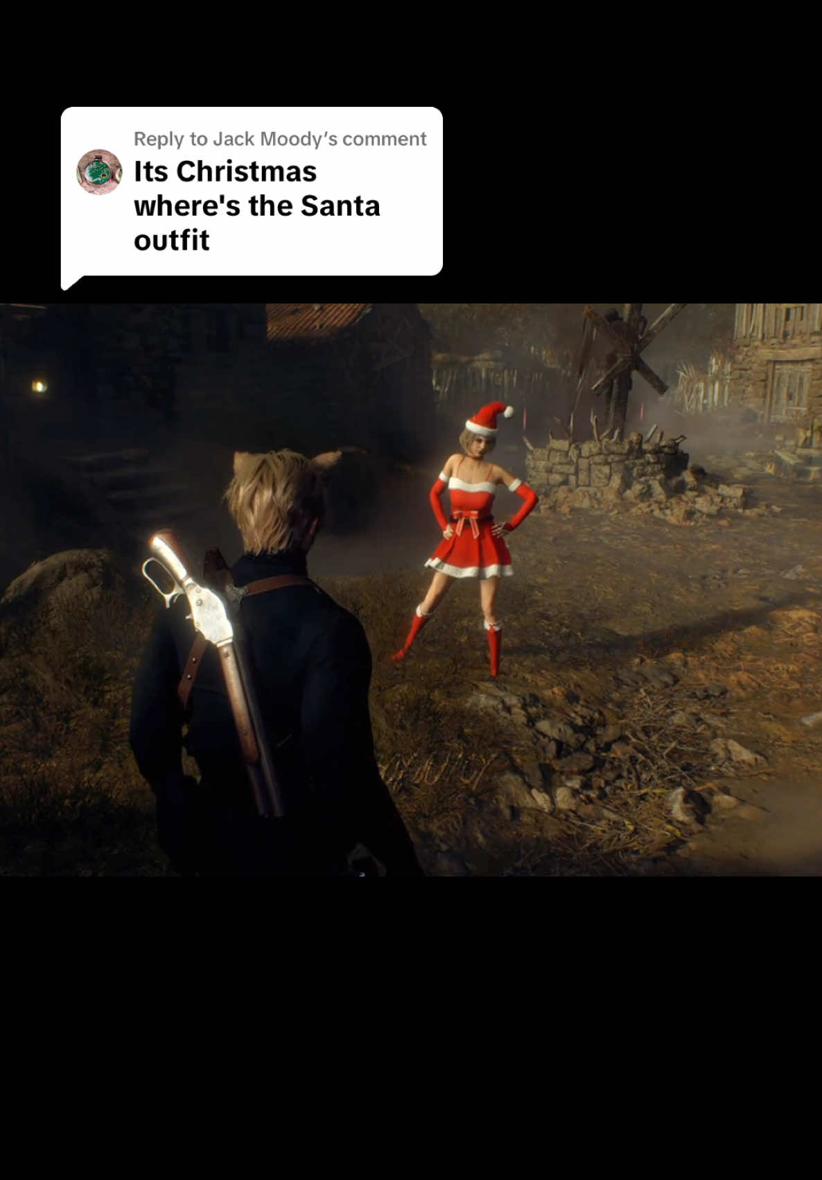 Replying to @Jack Moody Had to make Christmas edition of Ashley going to work special for y’all🙂‍↕️🎄 #residentevil #re4 #leonkennedy #ashleygraham #re4remake #gaming #trending #fypシ゚ #fypシ゚viral 