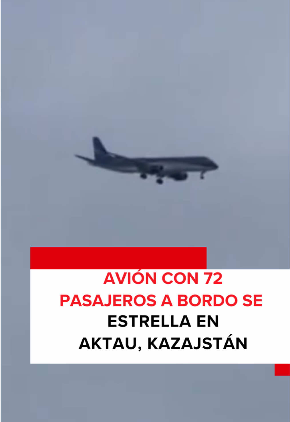 Milagrosamente, autoridades locales informan que 32 personas sobrevivieron al terrible accidente aéreo en Kazajistán este 25 de diciembre. El resto no tuvo la misma suerte. #NoticiasHonduras 