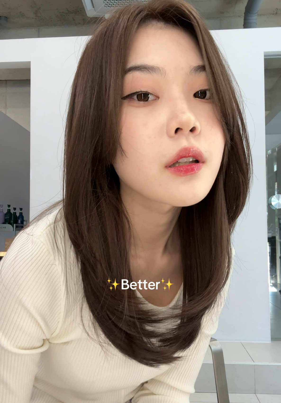 Getting my glow up before entering 2025✨💇🏻‍♀️@옥쌤 #hairstyle #GlowUp #koreanhairstyle #haircut #koreanhairsalon 