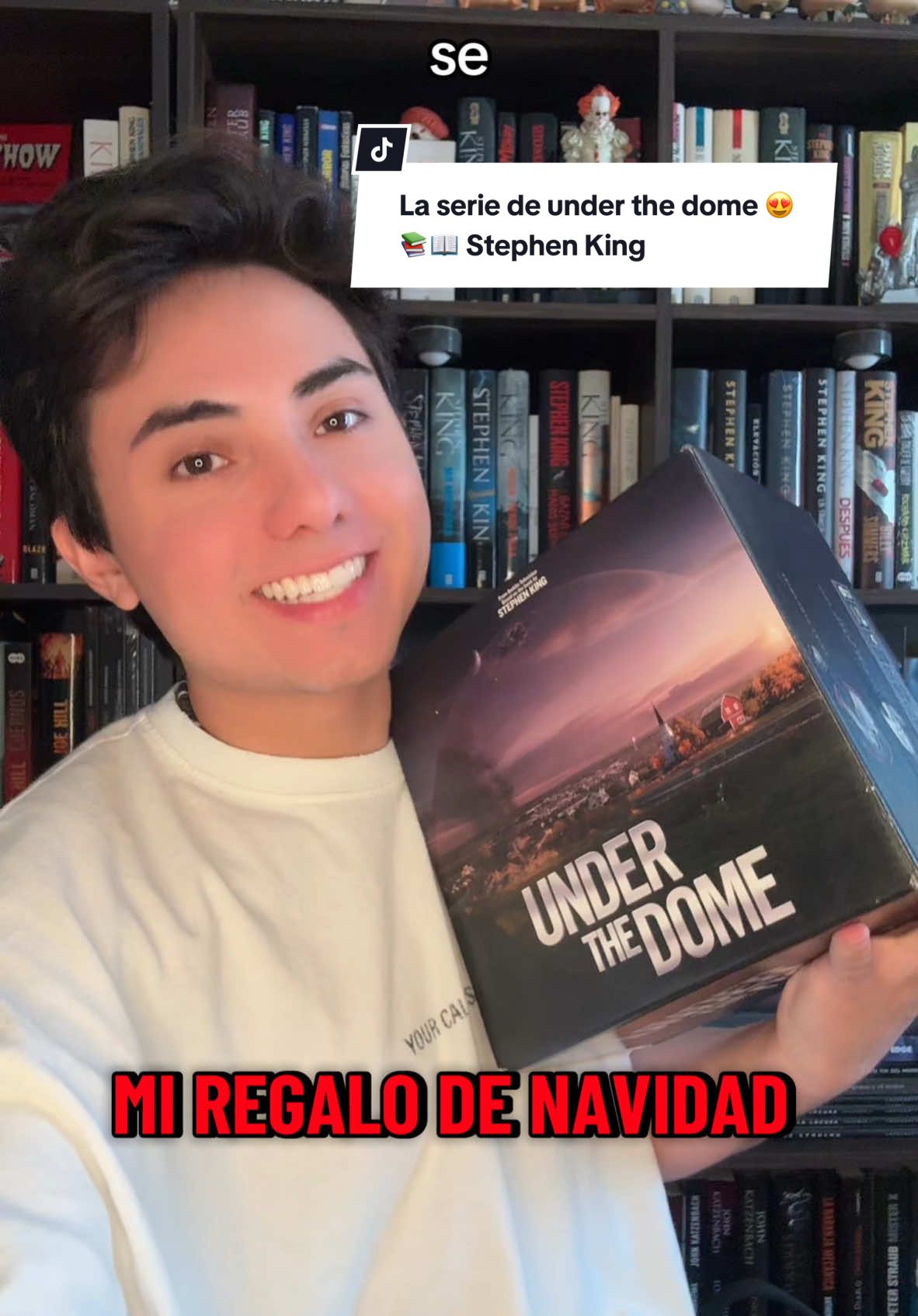 El mejor regalo de navidad 🎄 📖📚 #lacupula #underthedome #stephenking #libros #books #booktoker #bookfluencer #bookcollection #BookTok #librostok #librosdeterror #horrorbooks 