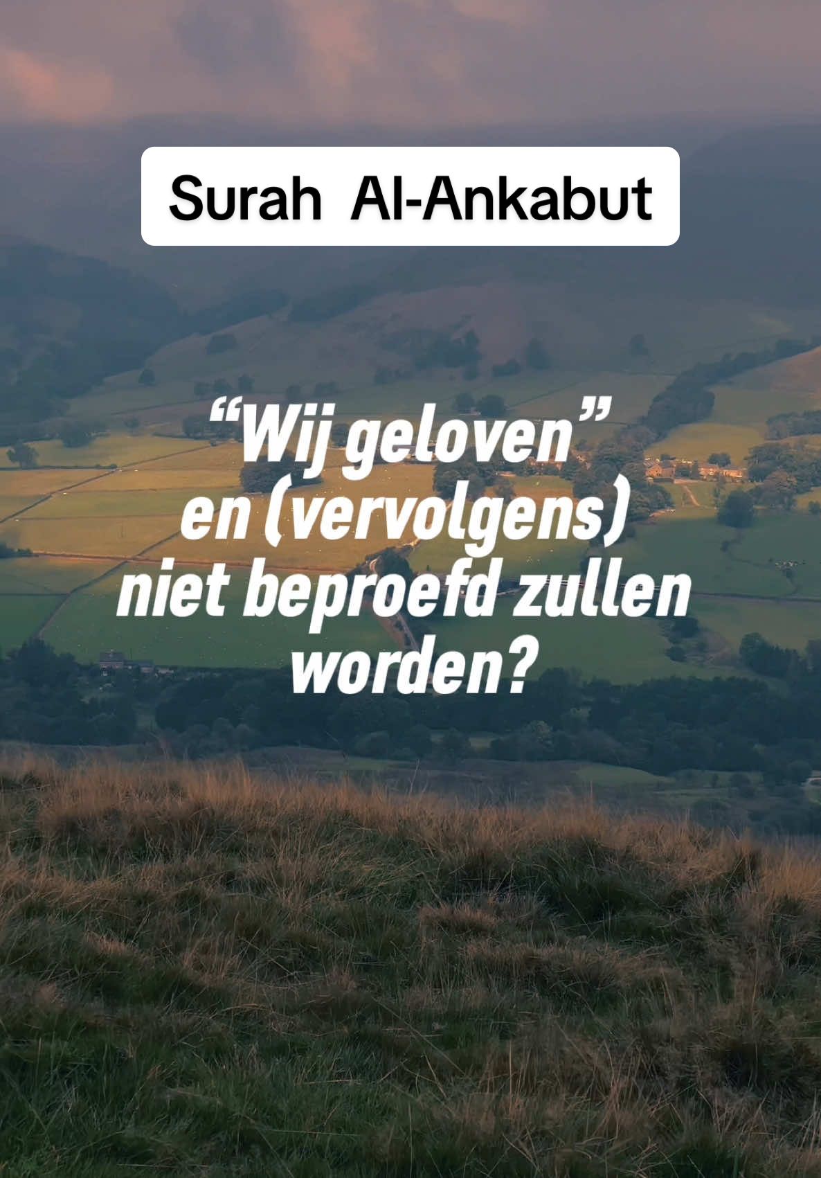 Surah Al-Ankabut (Ayat 2-6)   #koran #quran #islamnederland #islamic_video 