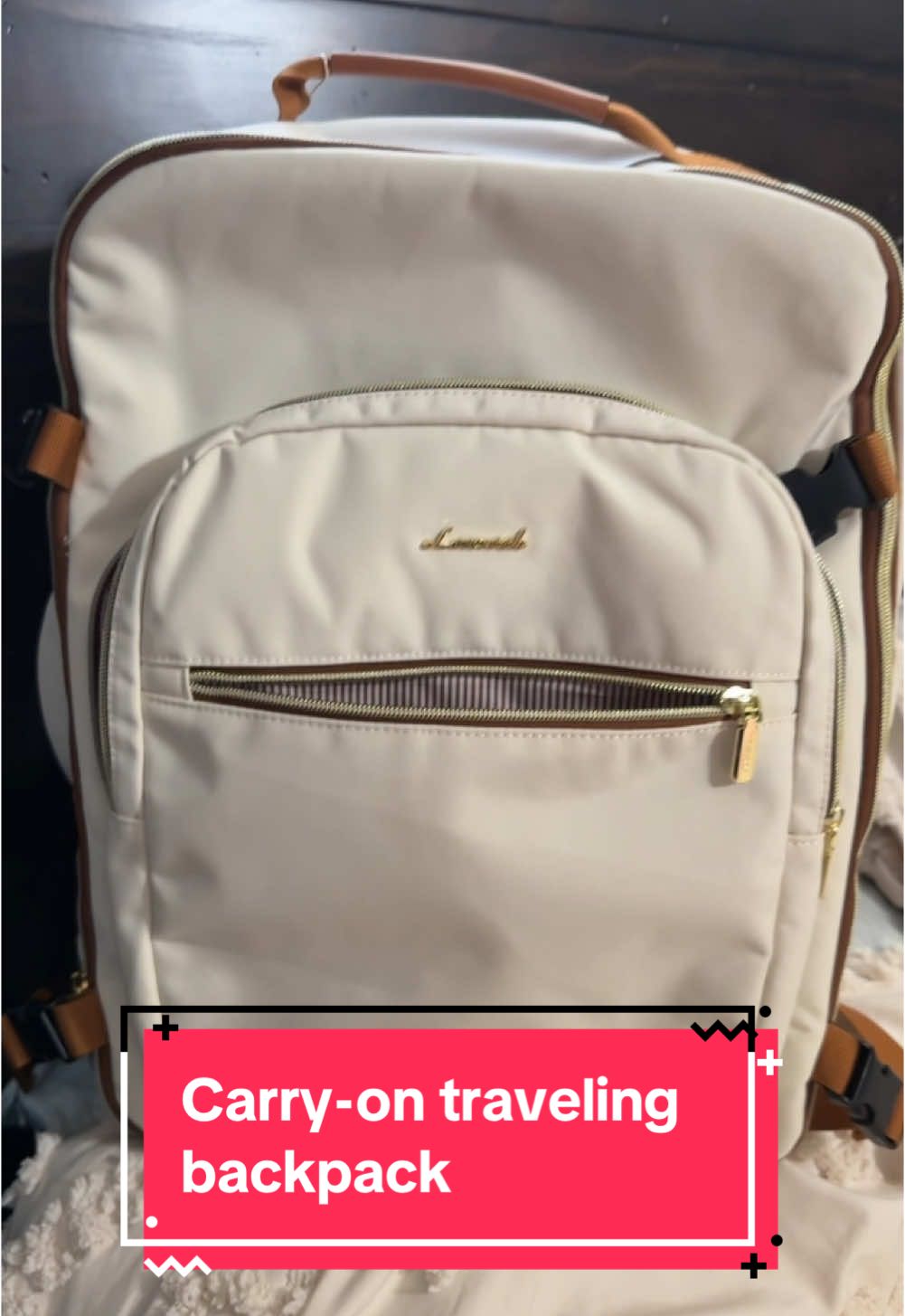 #creatorsearchinsights Make sure you have this carry-on traveling backpack next time you plan on traveling. @Lovevook Bags #lovevookbackpack #carryonbackpack #travelingbackpack #travel #airplines #planes #travelbags #travelbagpack #TikTokShop #tiktokholidayhaul #tiktokshoptakeover #newyearnewaura 