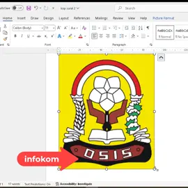 CARA PRAKTIS MASUKIN LOGO #belajarmengetik #belajarexcel  #belajarword #belajarkomputer #fyp 