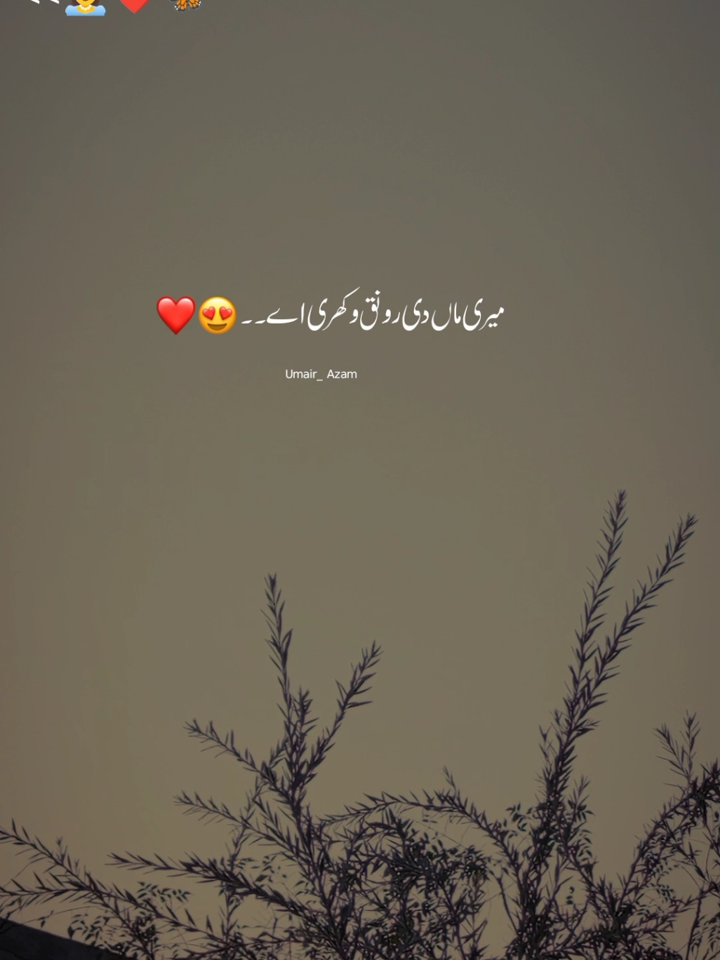 *اِک شخص سے محبت ہوئی ہے  مُجھے___!!*🙈 *وہ اِیک شخص میری ماں ہے___!!*❤ *I Love you Ammi Jan* #umair_azam_05 #aesthetic #viral #video #grow #account #foryou #foryoupage #trending #poetry #status #onemillionaudition 