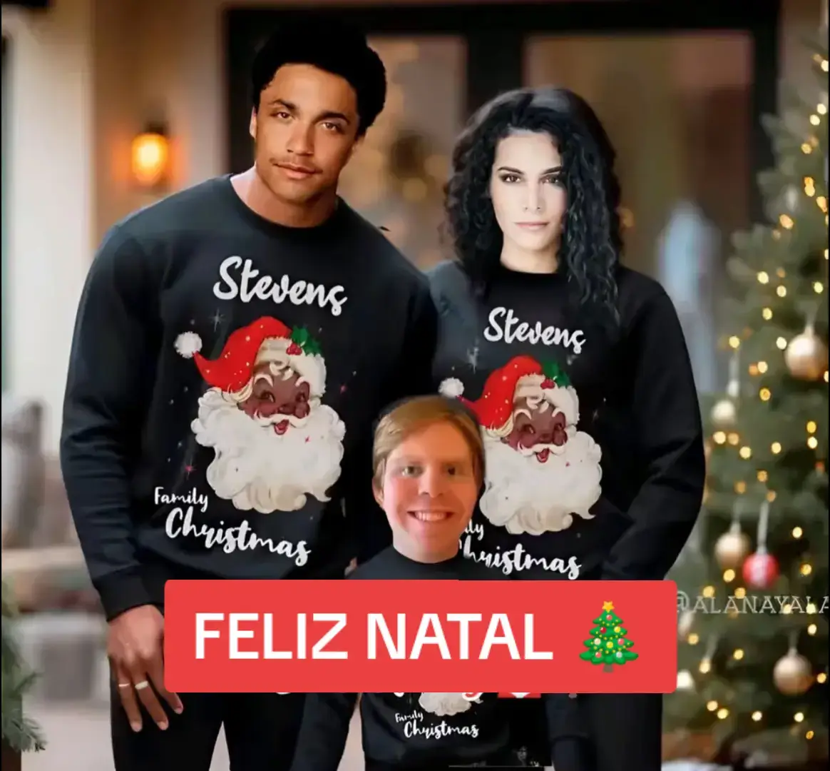 Um feliz natal da família Stevens e da família Angkooey! . . . . #memesdefrom #curiosidades #fromily #from #fromtok #origem #fyp 