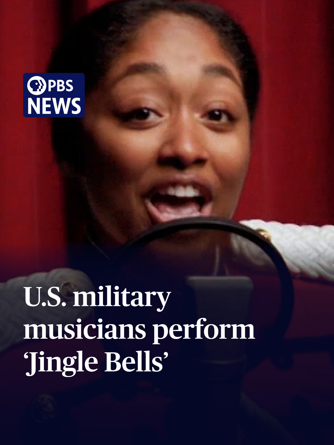 At PBS News, we are continuing a tradition we started a few years ago-- members of the U.S. military provide us with a holiday song. This year, musicians from the military services perform 