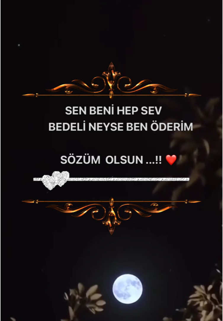 SÖZÜM OLSUN…🌷