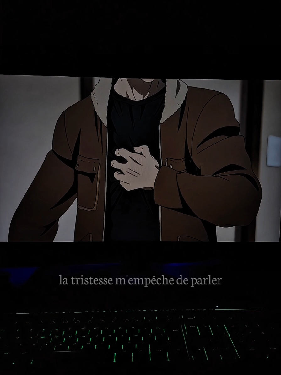 la tristesse m'empêche de parler... #anime #parasyte #animeedit #sad #citation 