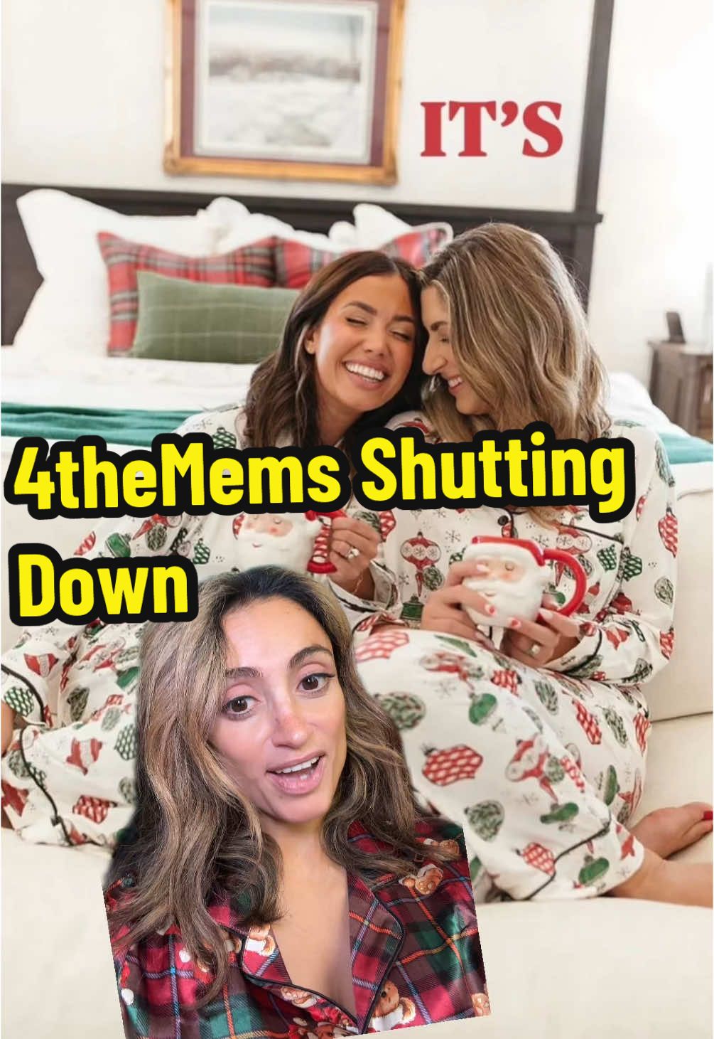 #4themems officially CLOSING DOWN … Shocker #cecilybauchmann #pajamadrama #samanthabauchmann #greenscreen #tiktokdrama 