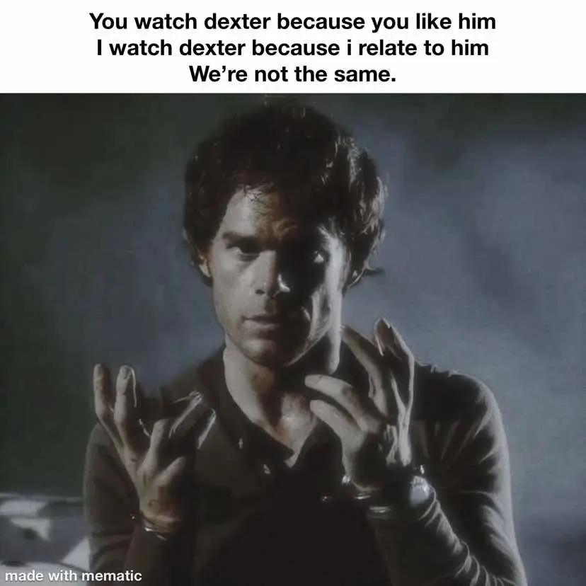 I’m better #dextermorgan #thebayharborbutcher #dexteronshowtime #theeattherichkiller #joegoldberg #younetflix #netflixseries #hanniballecter #hannibal #thechesapeakeripper #slideshow #foryourepage #foryourpages #fyp 