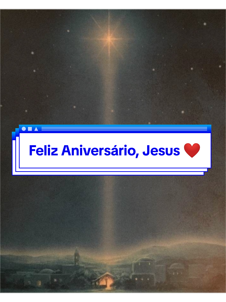 Hoje celebramos o nascimento de Jesus Cristo, nosso Salvador, a luz que guia nossos caminhos e renova nossa fé. Que o amor e a paz que Ele trouxe ao mundo encha nossos corações neste dia especial. Feliz aniversário, Jesus! 🙏✨❤️