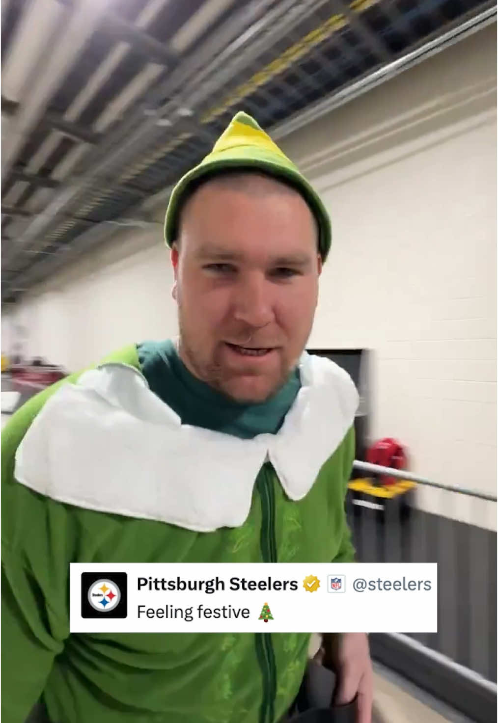 ‘Tis the season. 🎄  (🎥 Steelers) #steelers #HereWeGo 