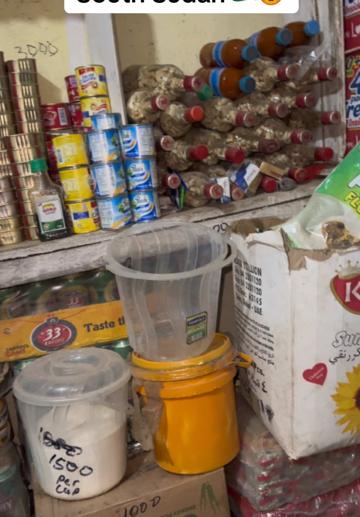 Nigerian 🇳🇬food store in South Sudan 🇸🇸 #CHIGOAH 