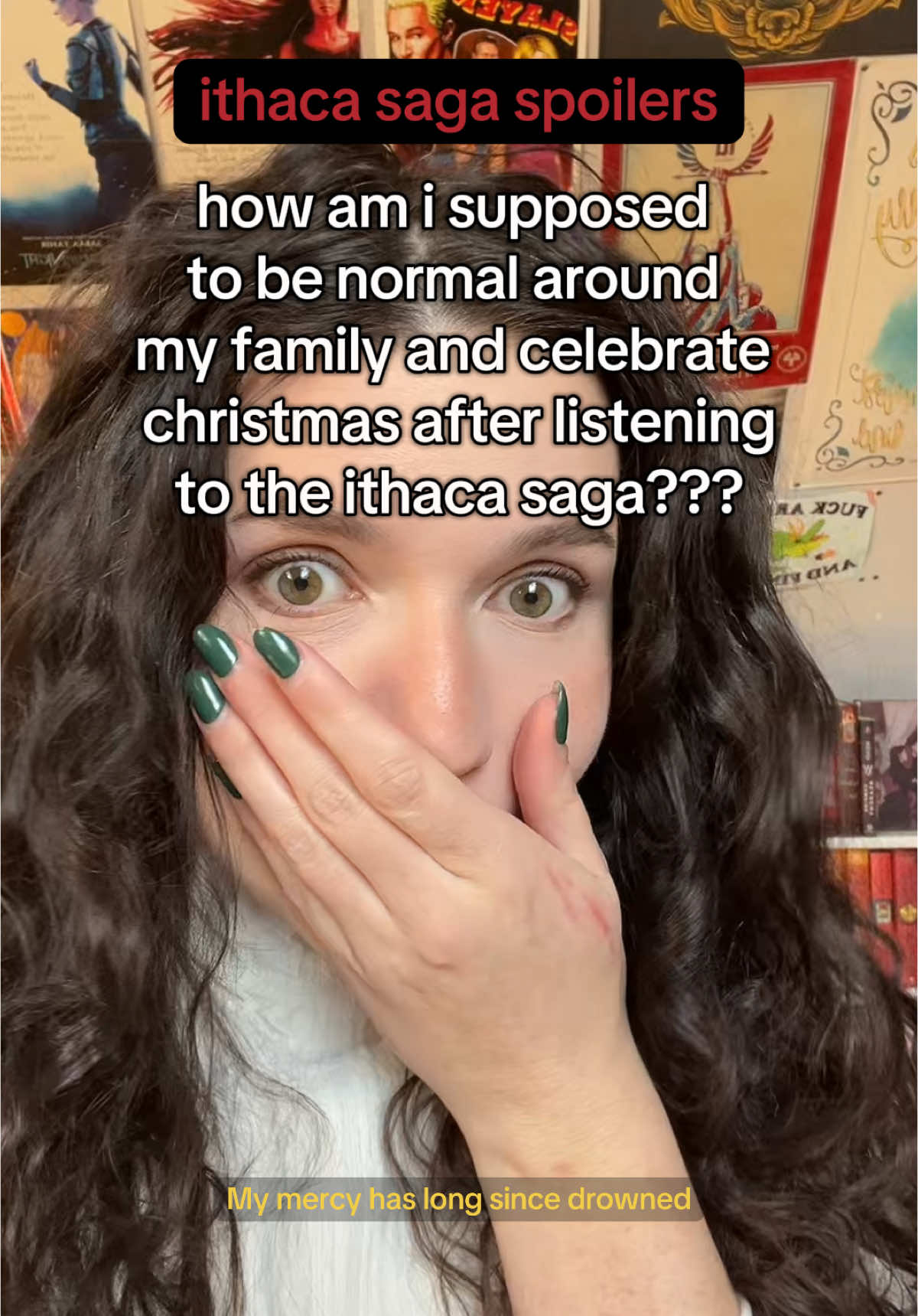 my family was talking about ithaca NY during breakfast this morning and i was biting the bars of my enclosure #epicthemusical #ithacasaga #musicaltheatre #caitsbooks 