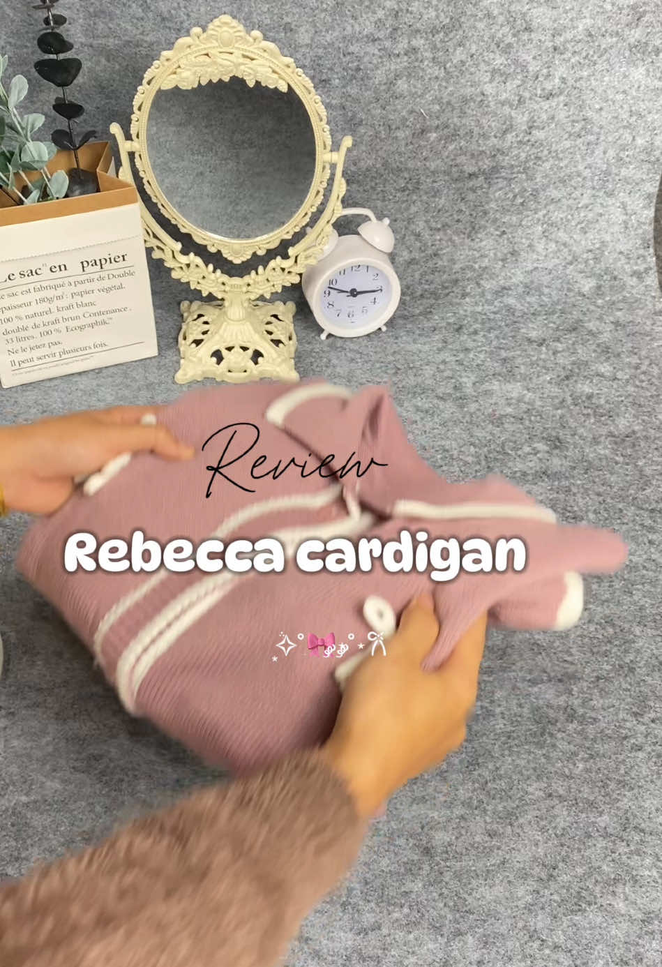 #fypシ #sovella_id #cardiganpink #rebeccacardigan#fypシ 