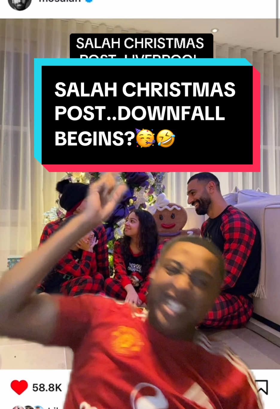 SALSH CHRISTMAS POST #salah #mosalah #mohamedsalah #christmas #liverpool #liverpoolfc #lfc 