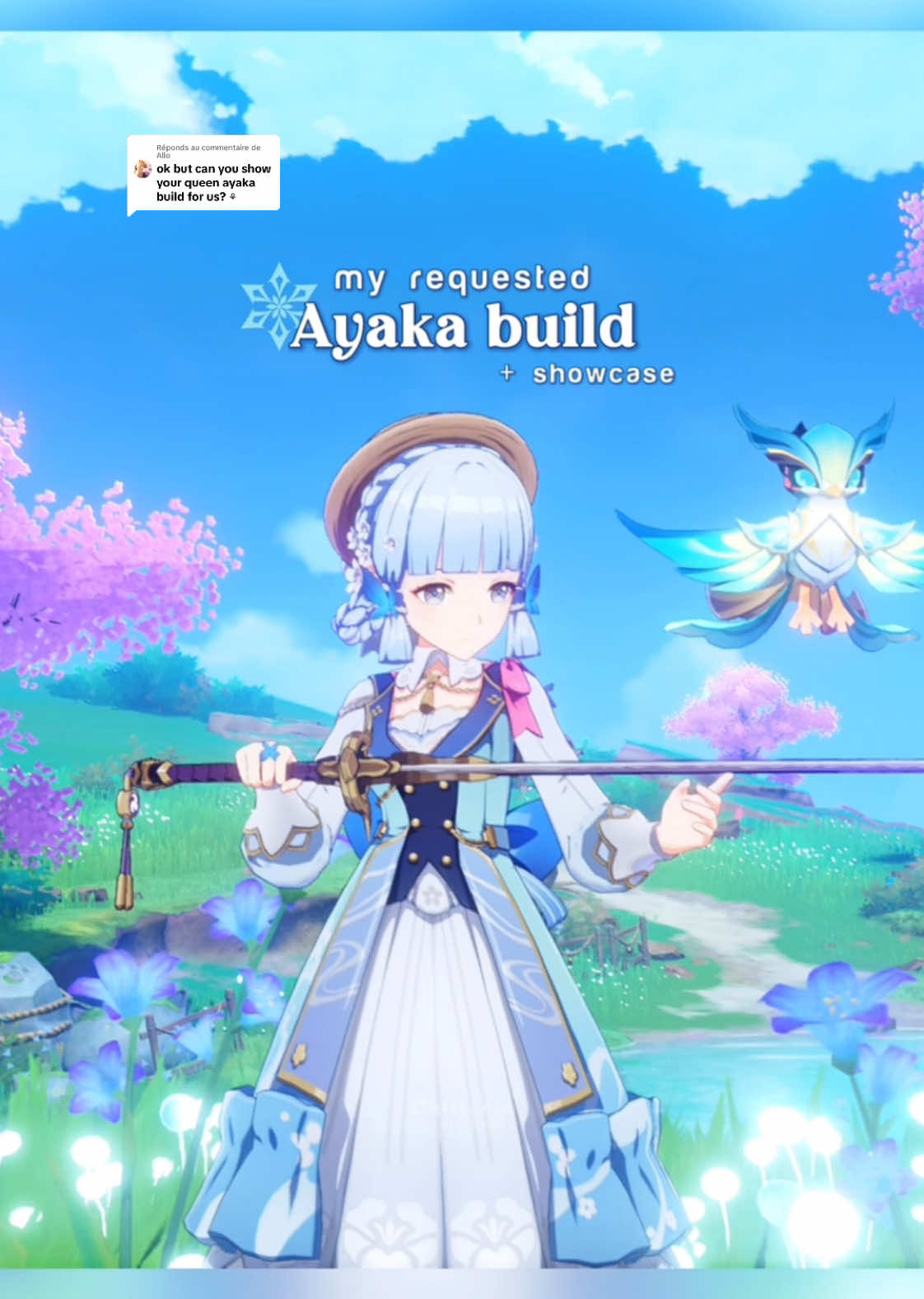 Réponse à @Allo  My ayaka build and showcase with shenhe ! #ayakabuild #ayakashowcase #GenshinImpact #hoyocreators 