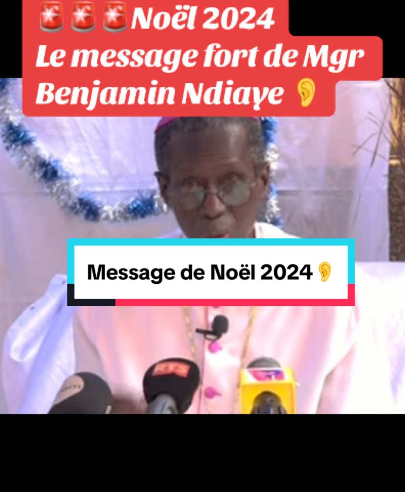 Mgr Benjamin Ndiaye #noel #avent #viral_video #lesserviteursdejesus #viedejesus #tiktokchretien #jesus 