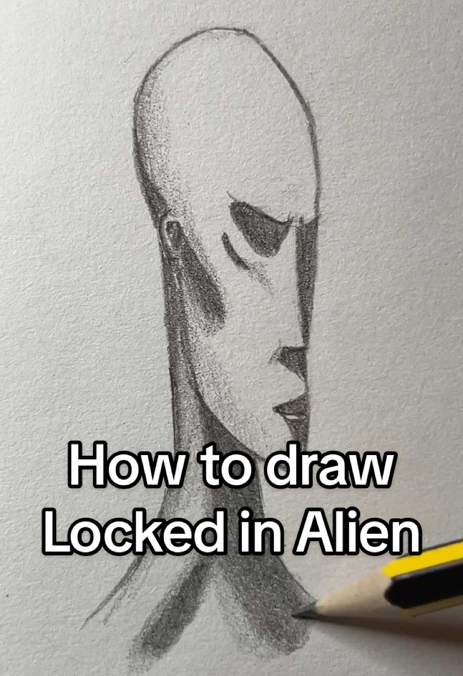 How to draw Locked in Alien! Who should I draw next? #art #artistoftiktok #alien #lockedinalien #drawing #tutorials whats the next step of the operation how to draw locked in alien art drawing tutorial