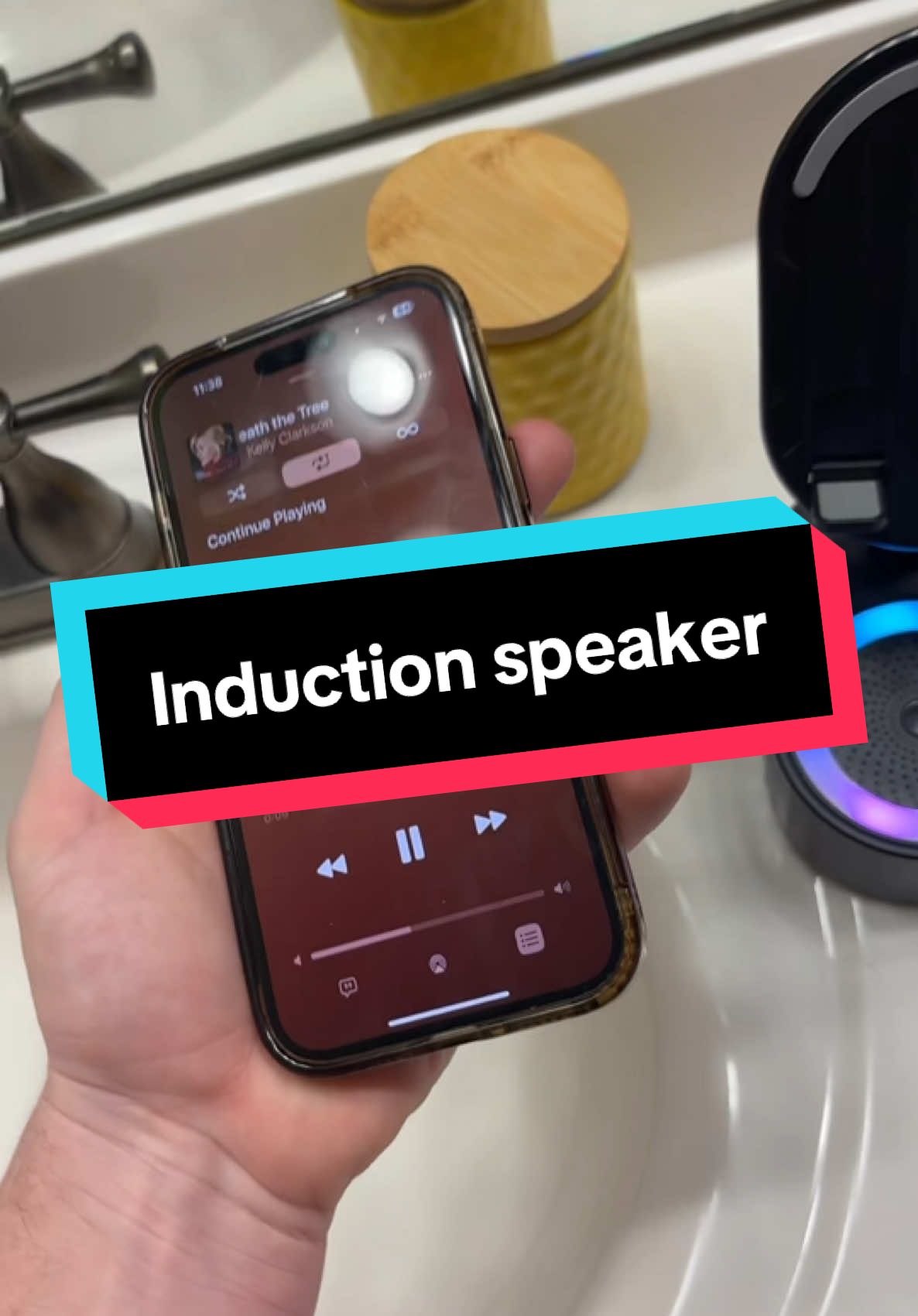 Induction speaker is on a good sale now #inductionspeaker #speaker #speakers #bluetooth #bluetoothspeaker #TikTokShop #tiktokmademebuyit #tiktokmarketplace 