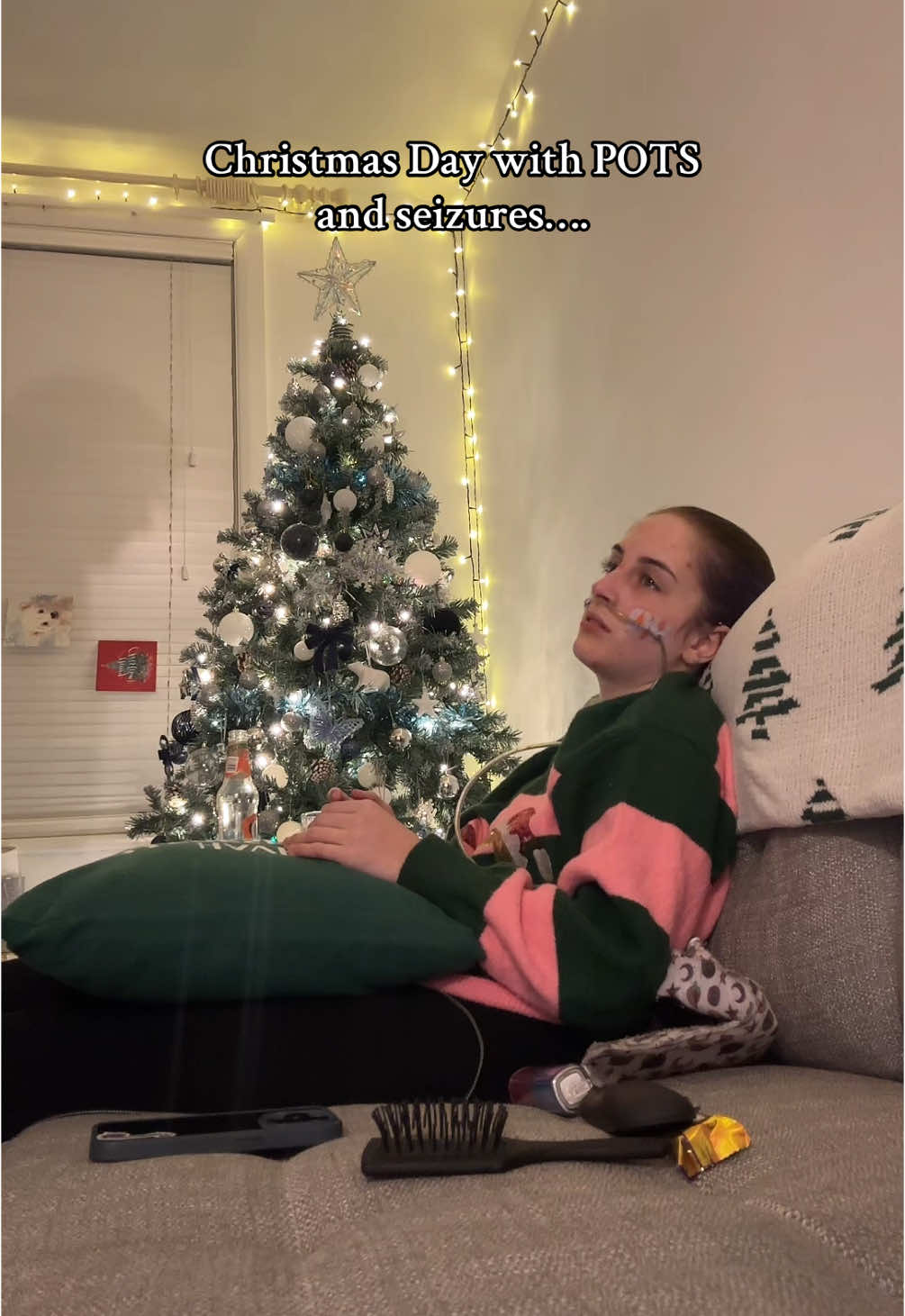 Edit: My partner is FEMALE !!Can’t even count how many times I’ve passed out or seized today but I managed to catch a lot on camera. Still recovering from a nasty infection and the flu which makes my pots and seizures 10 times worse. #chronicallyill#pots#njtube#drainagetube#mcas#seizureawareness#allergies#foryou#fyp