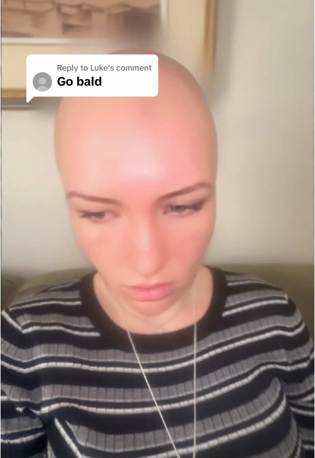 Replying to @Luke  #bald #gobald #merrybaldmas #christmas #swaggirl #meow 