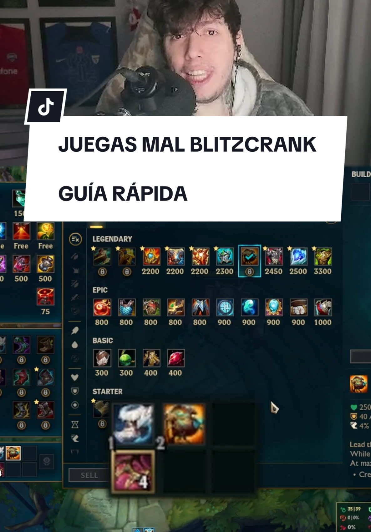 Cómo jugar Blitzcrank en menos de cinco minutos 🤖 #leaguetok #leagueoflegends #parati #fyp #Attila #SUP #Blitzcrank 