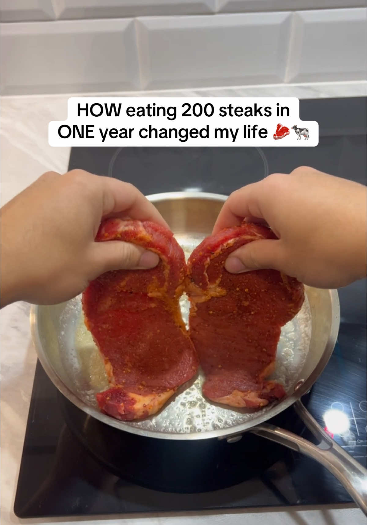 Worked out to be 4 steaks per week 🥩 #steak #meatlovers 