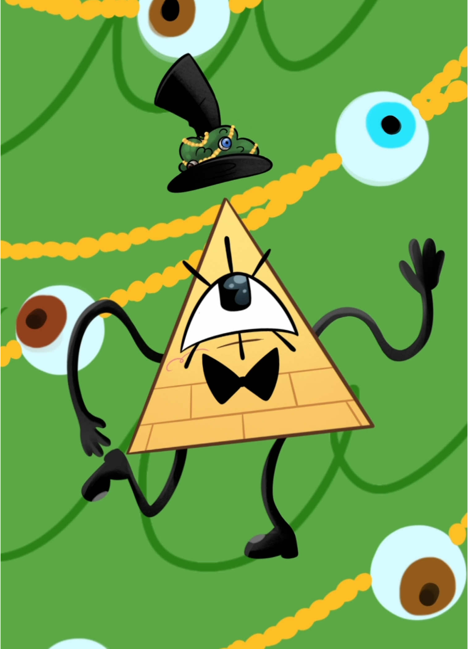 Happy Weirdmag- I MEAN HOLIDAYS from Gravity Falls❄️  #digitalart #gravityfalls #billcipher #animation #merrychristmas #happyholidays #gravityfallsfanart 