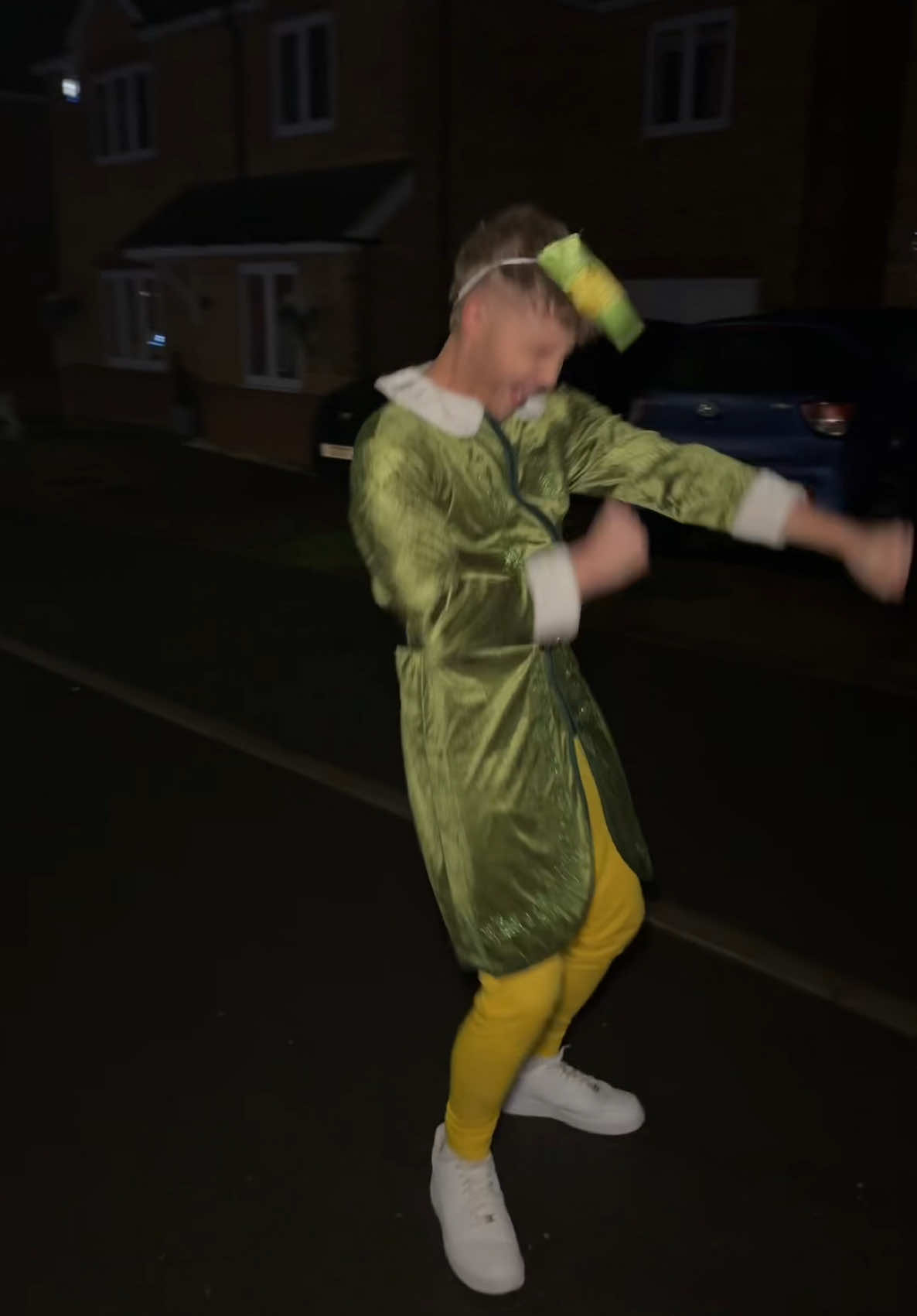 Yvonne is on the naughty list lol #buddytheelf #connorandyvonne #fyp #christmas #dance #trend 