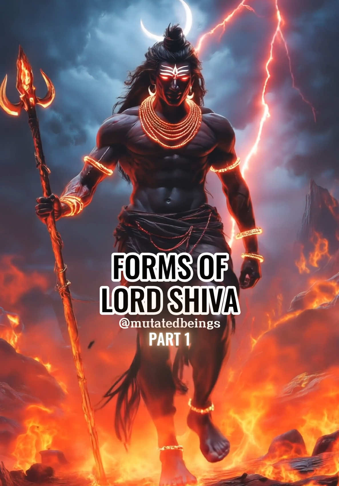 SHIVA 🔥🔥🔥 #ShivaForms #HinduMythology #DivineArt #CosmicShiva #lordshiva #mahadev #shivshakti #omnamahshivaya #nataraja #mahadeva #kaalbhairav #spiritualart 