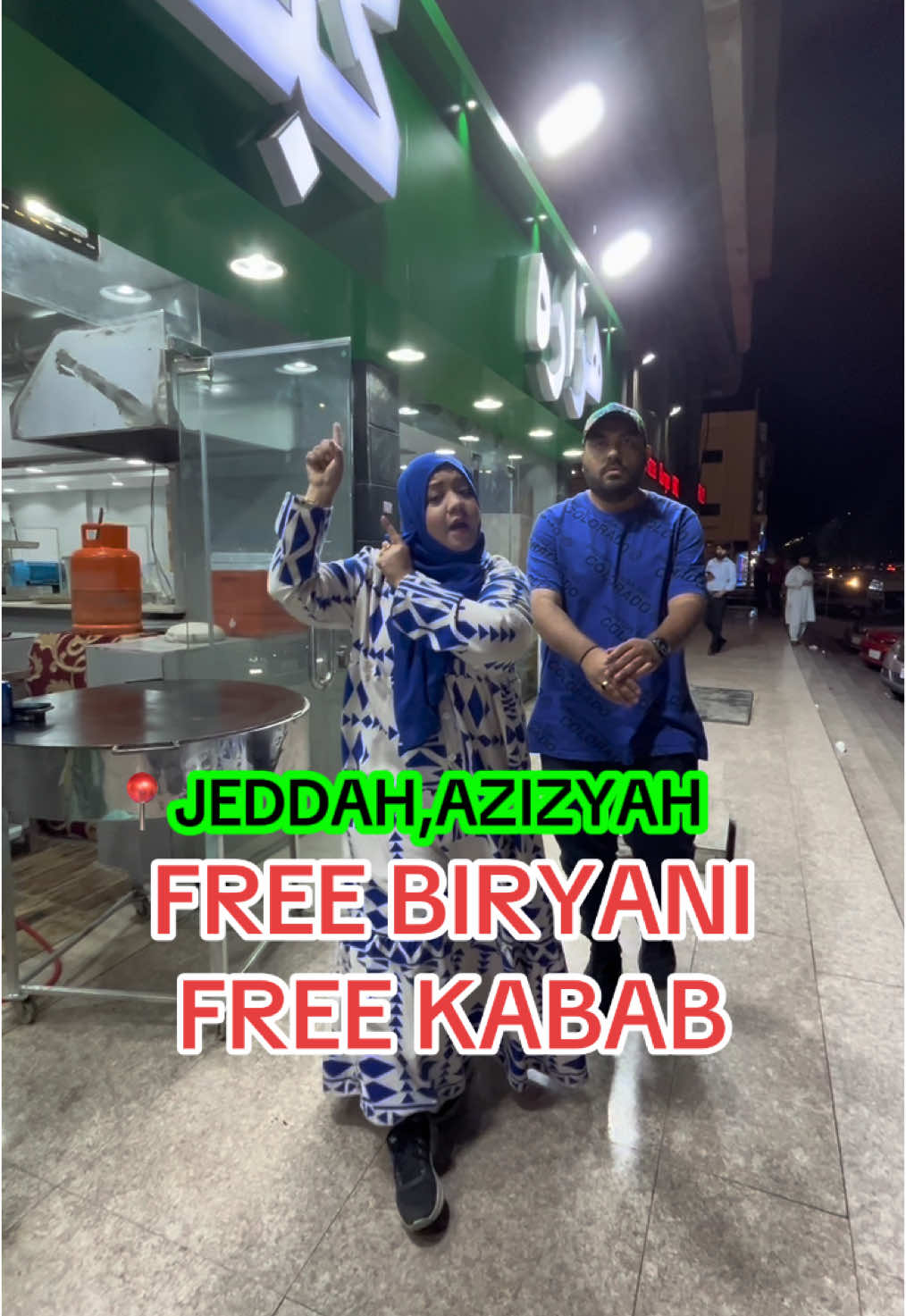 Hazara KABAB FREE BIRYANI FREE KABAB 🇸🇦📍JEDDAH AZIZYAH @talha_sehar @SalmanSheikh Live #jeddah #sheikhootalha #jeddah_ksa #sheikhoo🥰 #abayaboy #foryou #saudiarabia #jeddahtiktokers #saudi 