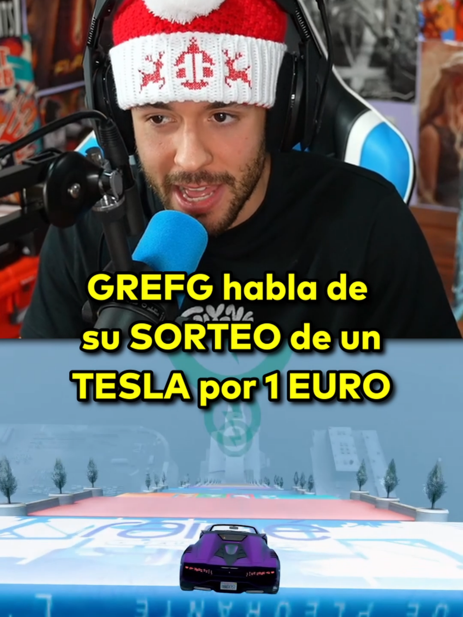 GREFG habla de su SORTEO de un TESLA por 1 EURO #thegrefg #twitch #fyp #parati