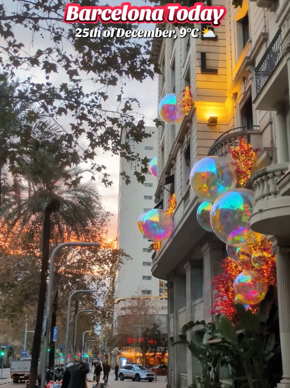 Barcelona on Christmas Day 🌟 Empty streets, closed shops, and the most peaceful walk I've ever had #barcelonatoday #barcelonanow #barcelonatiktok #visitbarcelona #barcelonachristmas #barcelonawinter #barcelonadecember #bcn