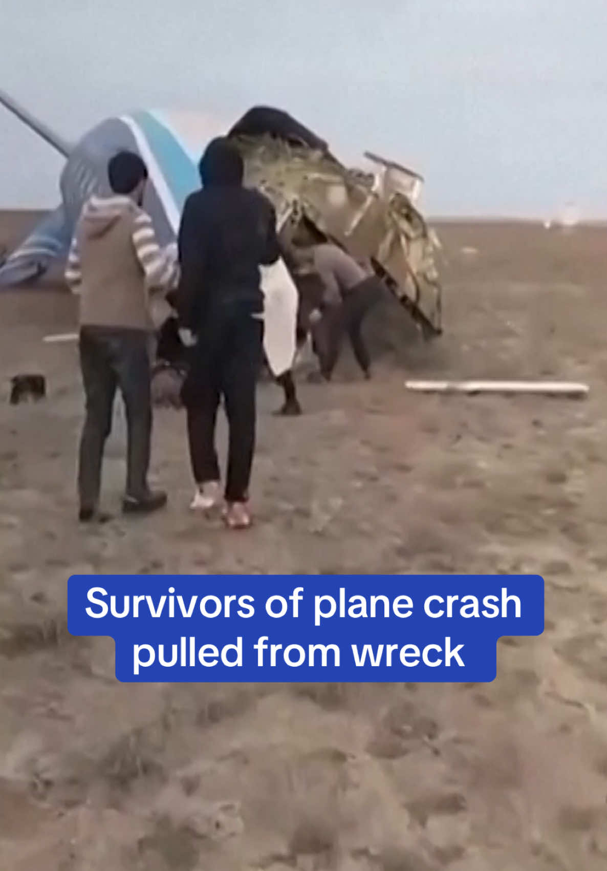 The video from the Azerbaijan Airlines plane crash in Kazakhstan showed survivors being pulled from the wreckage. The plane crash on Thursday killed 38 and injured 29. The cause is still under investigation. This is a developing story. Read more at DailyMail.com. #flight #plane #kazakhstan #crash #news 