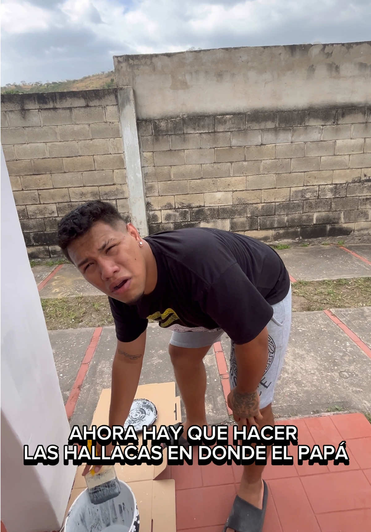 AHORA HAY QUE HACER HALLACAS EN DONDE EL PAPÁ #viral #padrastro #comedia #fyp 