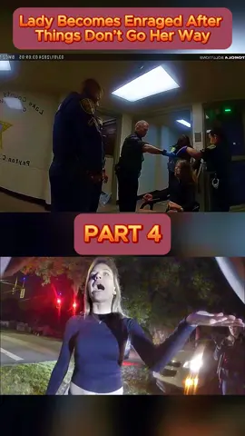 Lady Becomes Enraged After Things Don’t Go Her Way - Part 4 #cops #copsoftiktok #copsontiktok #copstiktok #police #chase #copschase #foryou #fyp #usa