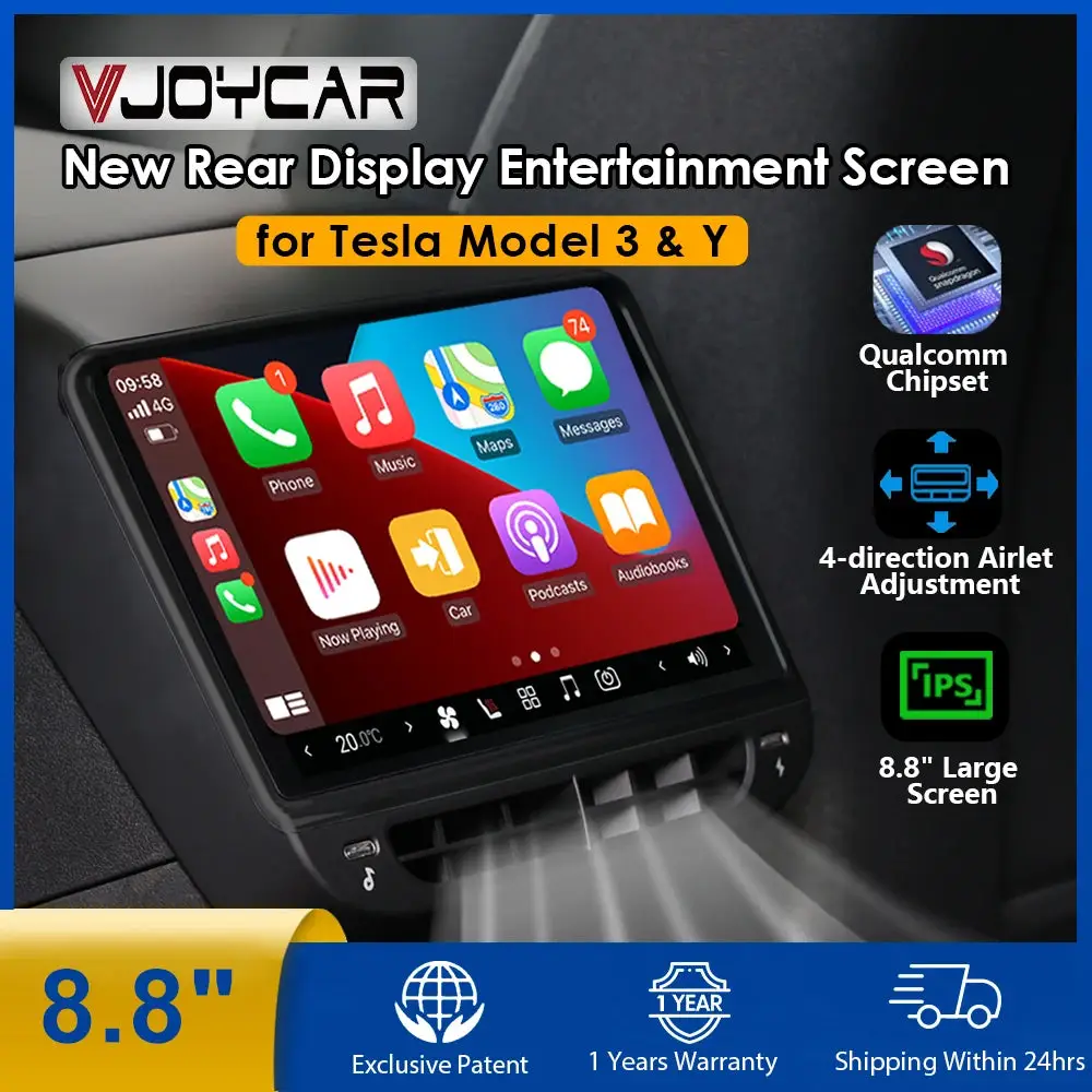 Ever feel like your Tesla's dashboard is missing a little pizzazz? 🚗✨ Enter the VJOYCAR 8.8-inch 4K HD Screen for Model Y 3 at just €268.86! Who needs a regular display when you can have one that makes your car feel like a spaceship? Upgrade your ride and watch your passengers' jaws drop faster than your 0-60 time! 🚀👀 #TeslaUpgrade #CarTech #GadgetGourou #4KScreen #CarGadgets