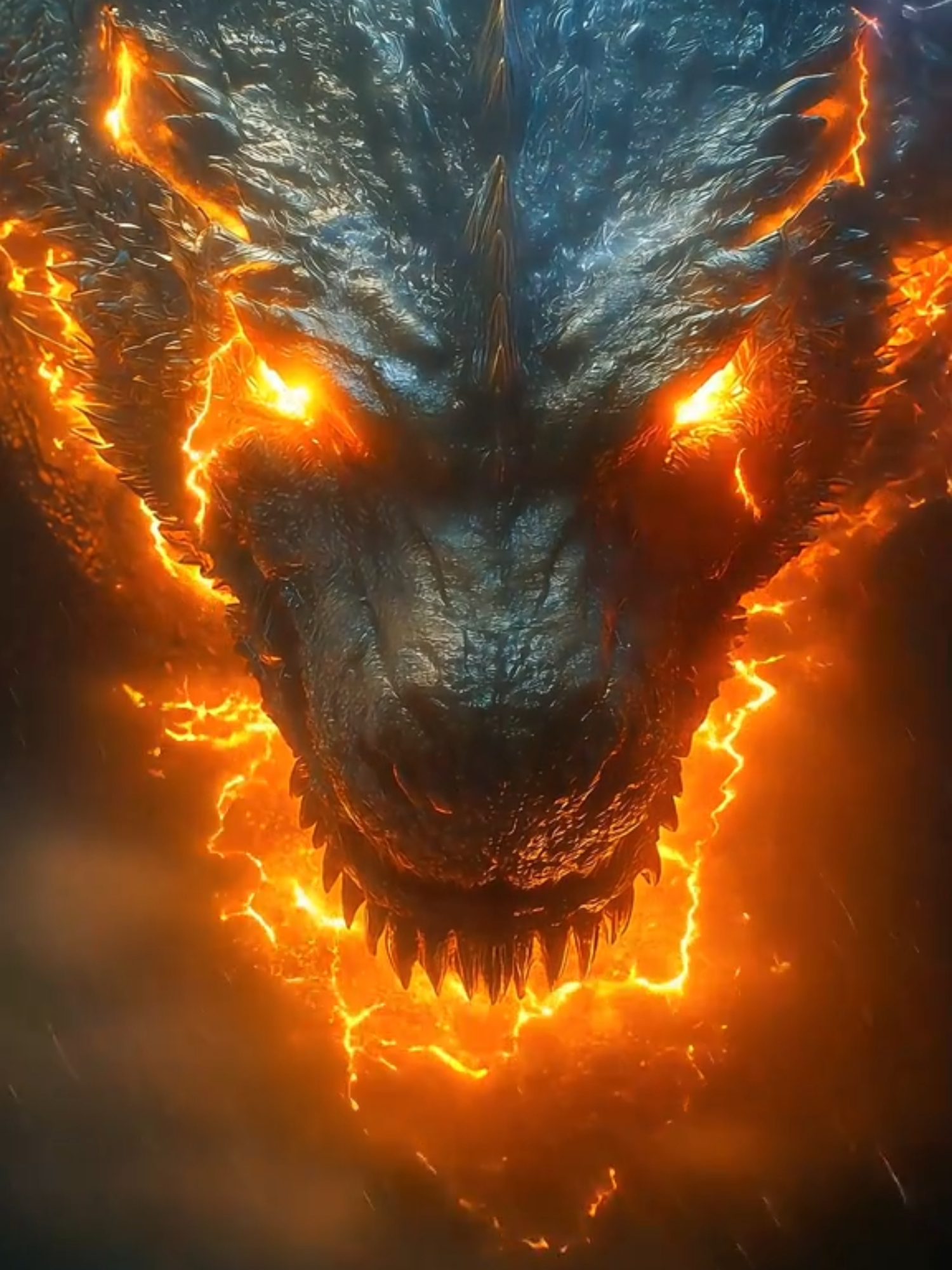 Live Wallpaper 4k Dragon : ⚡🐉 Behold the majestic dragon radiating an electrifying aura amidst a torrential downpour. Witness the power and beauty of nature and fantasy combined! #Dragon #livewallpaper #2025 #livewallpaper4k #4k #Powerful #Epic