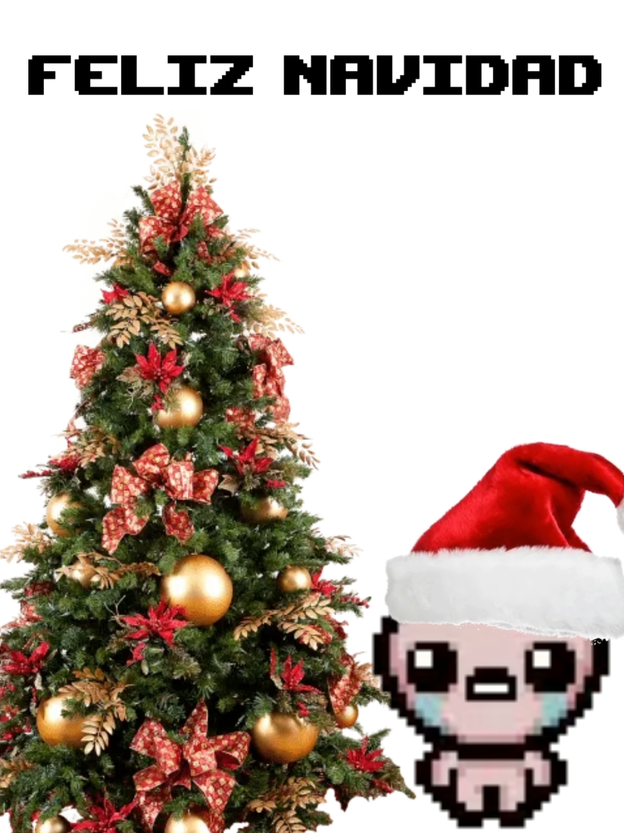 MERRY CHRISTMAS FELIZ NAVIDAD #navidad #feliznavidad #christmas #merrychristmas #isaac #tboi #thebindingofisaac #navidadentiktok #christmastiktok 