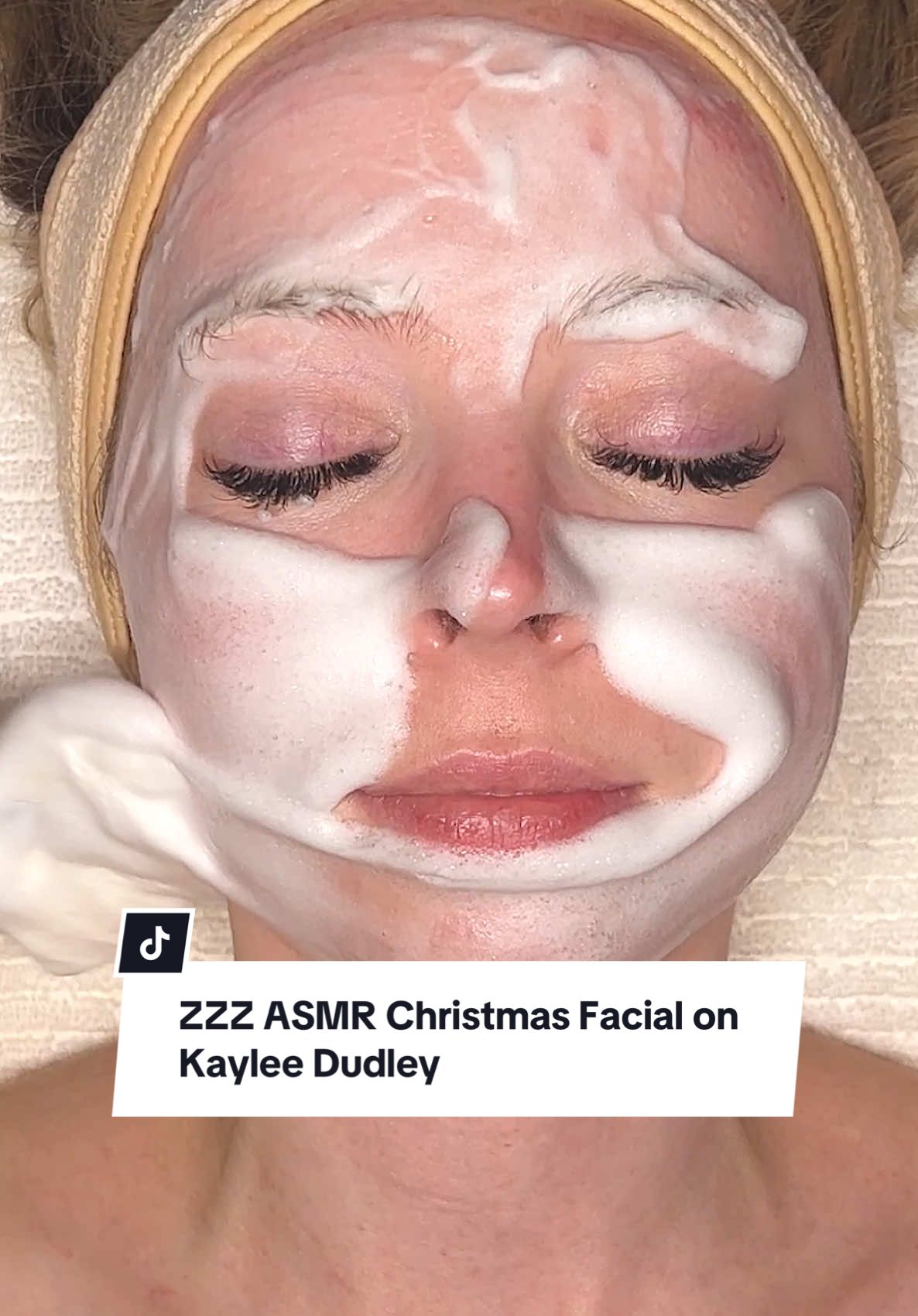 Replying to @Triciakemp A long on for today!❤️ Merry Christmas to all of my #asmr fam🎅🎄✨ @✨Kay and Tay✨  #asmrfacial #asmrsounds #asmrrelaxing #dallasmedspa #asmrsleep