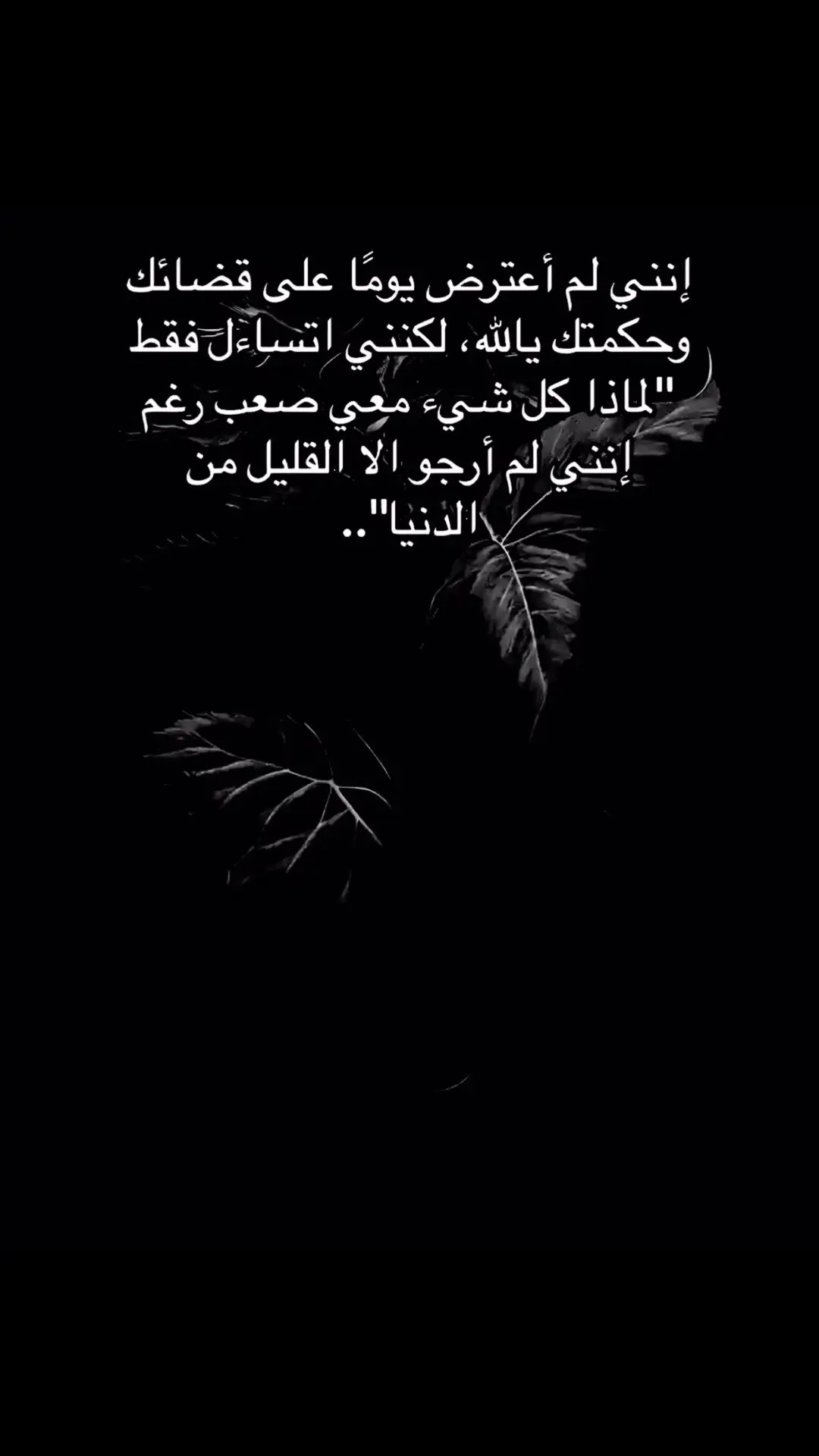 القليل _من _الدنيا#للعقول_الراقية_فقط🤚🏻❤️シ #اللهم_انك_عفو_تحب_العفو_فاعف_عنا🤍🥺🌙 #fyp #foryou # 