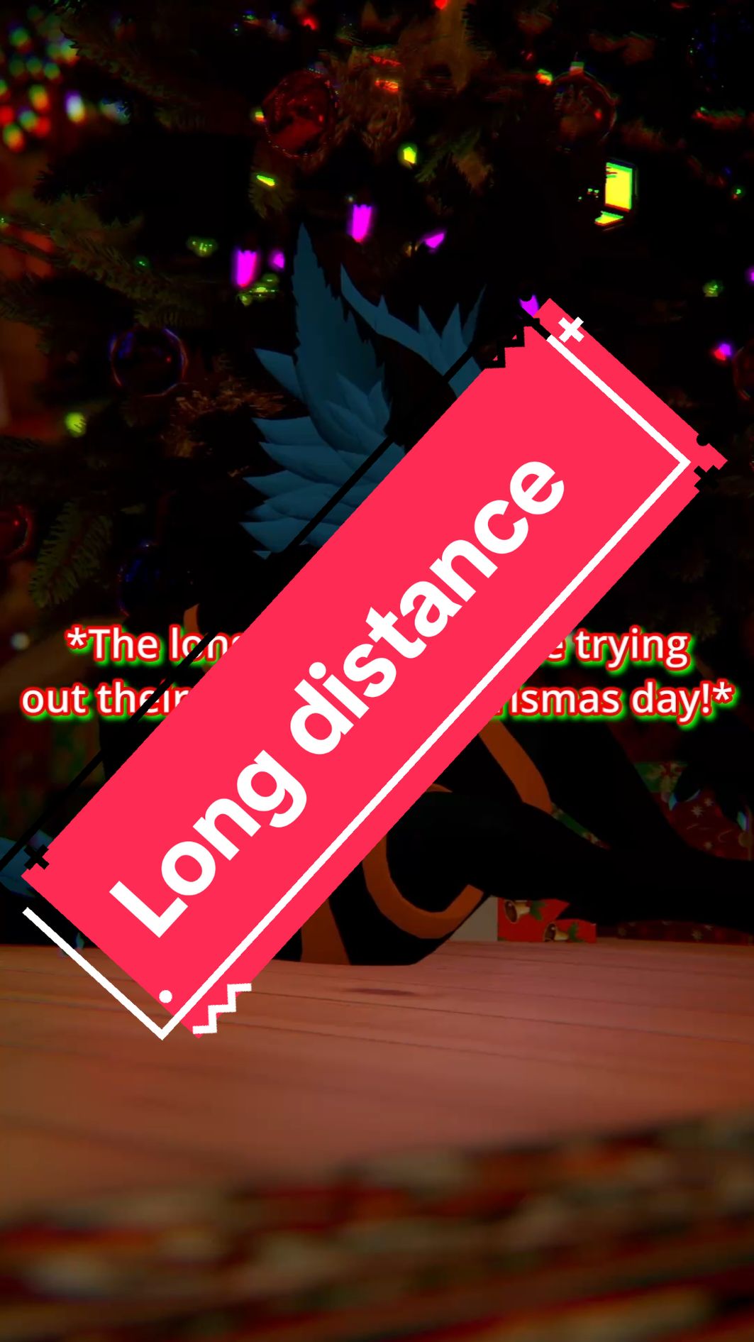 Long distance! #vrchat #fyp #vrchatcommunity #furryfandom #vr #vrcmeme #lgbt #goofy #vrcfunny #furryfyp #short #christmas 